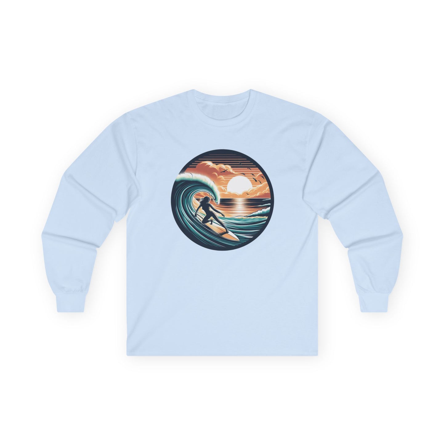 Surfer Girl Unisex Long Sleeve Shirt
