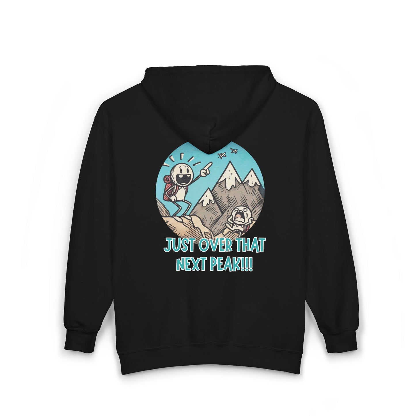 Just Over That Next Peak Unisex Zip-Up Hoodie