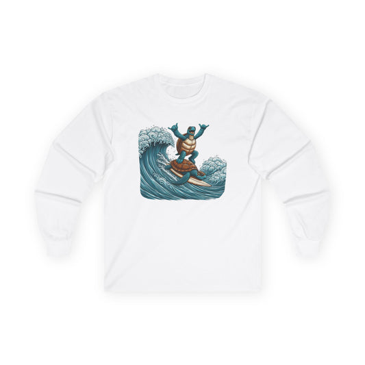 Surfing Sea Turtles Unisex Long Sleeve Shirt