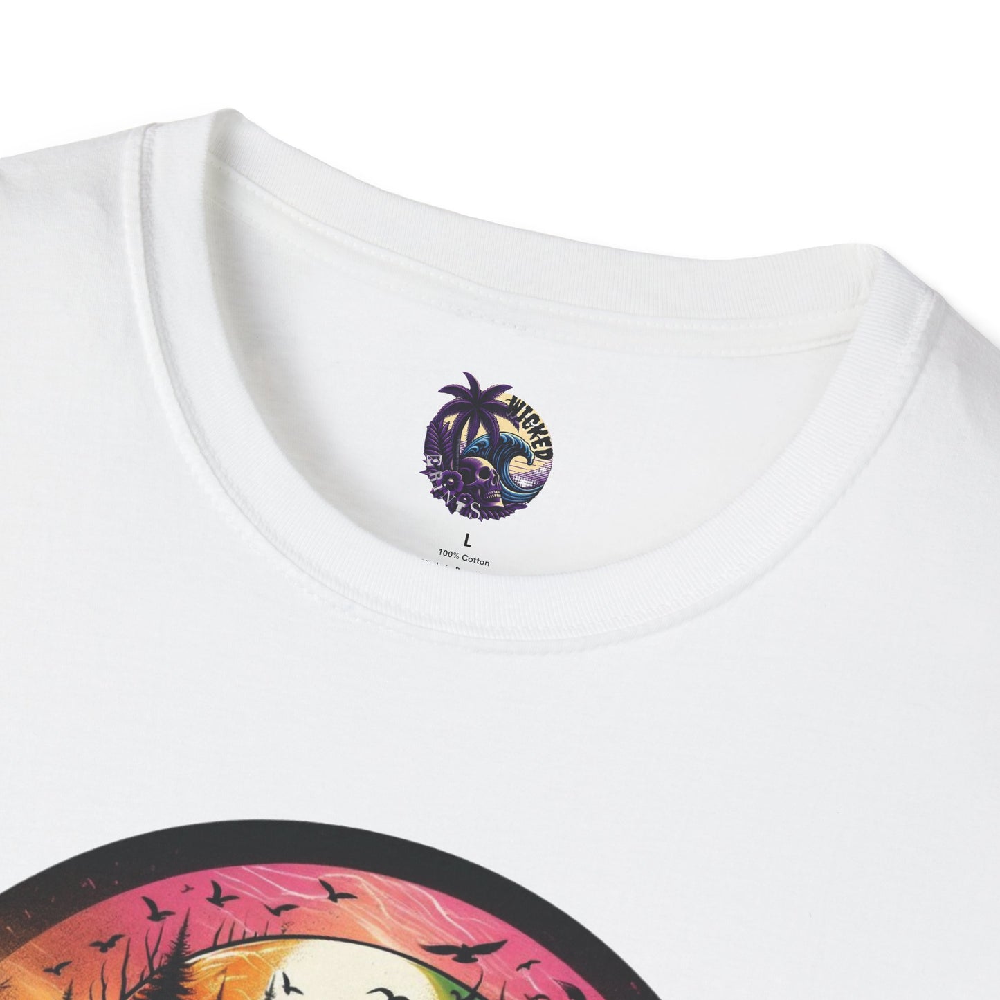 Rainbow Skull Softstyle Unisex T-Shirt