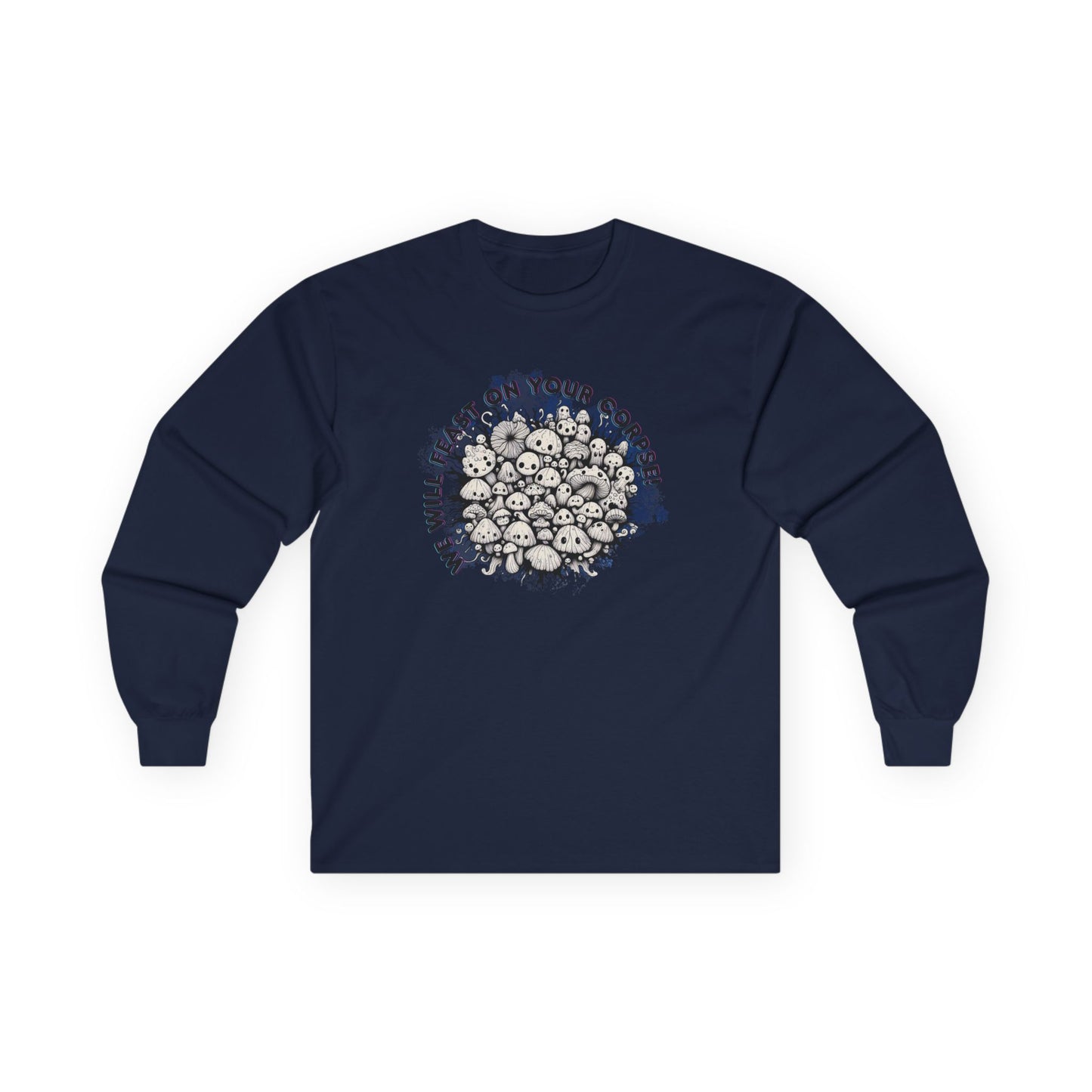 Creepy Mushroom Unisex Long Sleeve Shirt