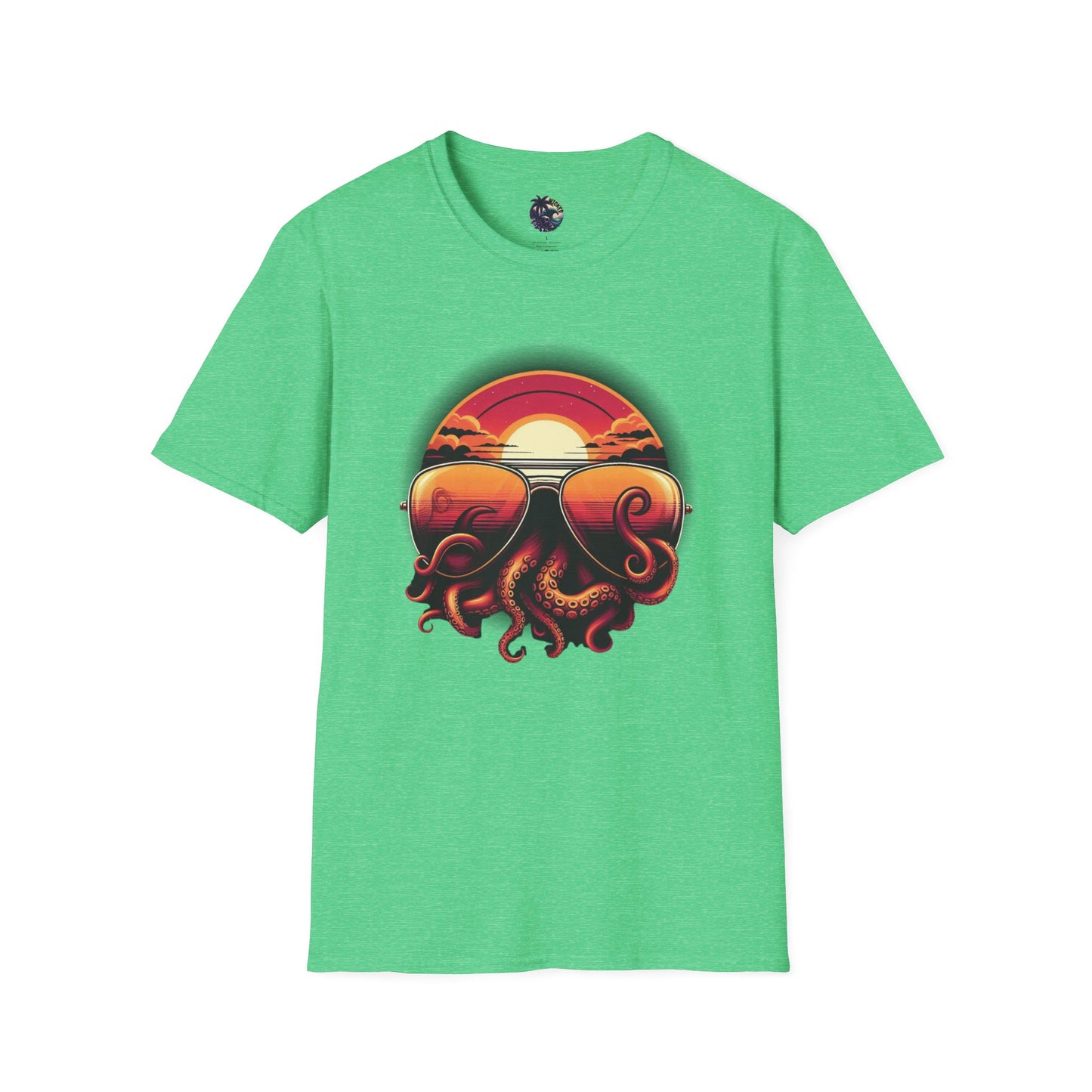Aviator Sunglasses Sunset Tentacles Unisex T-Shirt