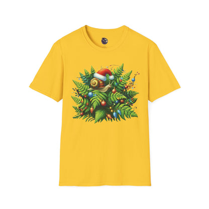 Holiday Snail Unisex T-Shirt