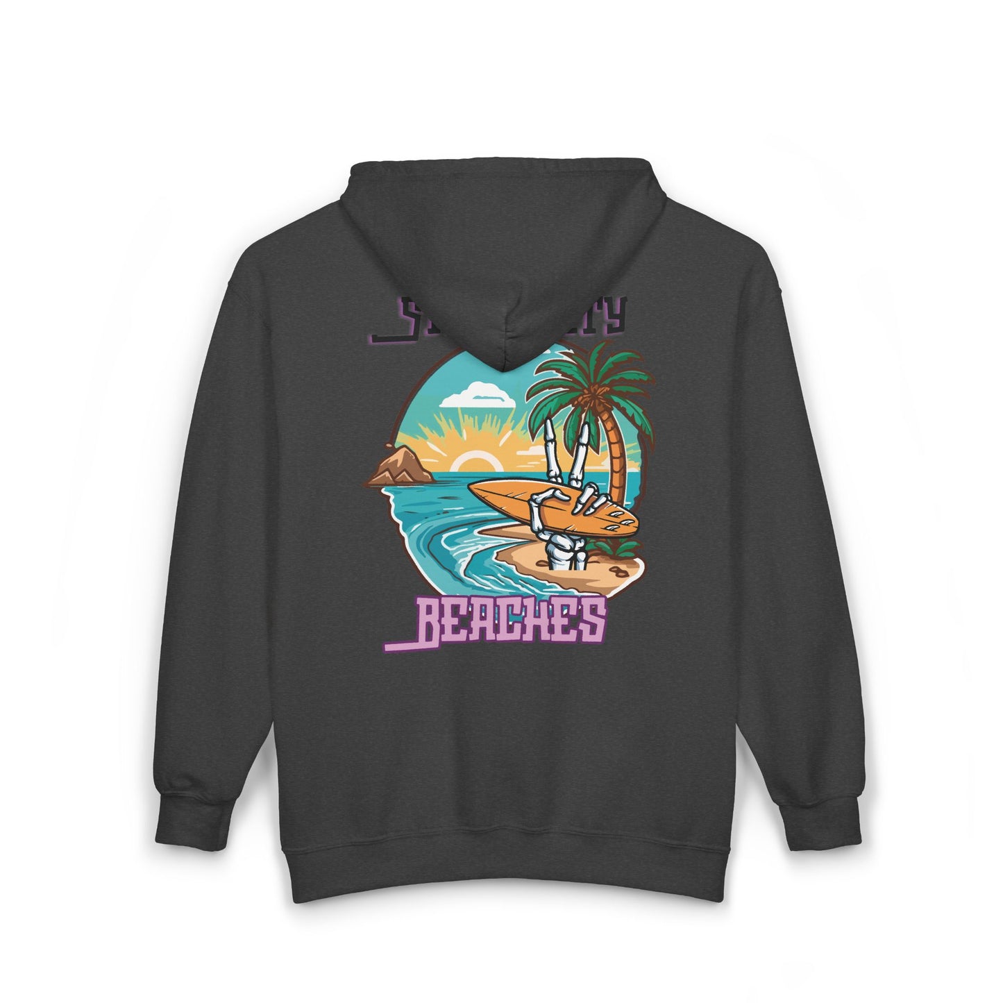 Stay Salty Beaches Unisex Zip-Up Hoodie