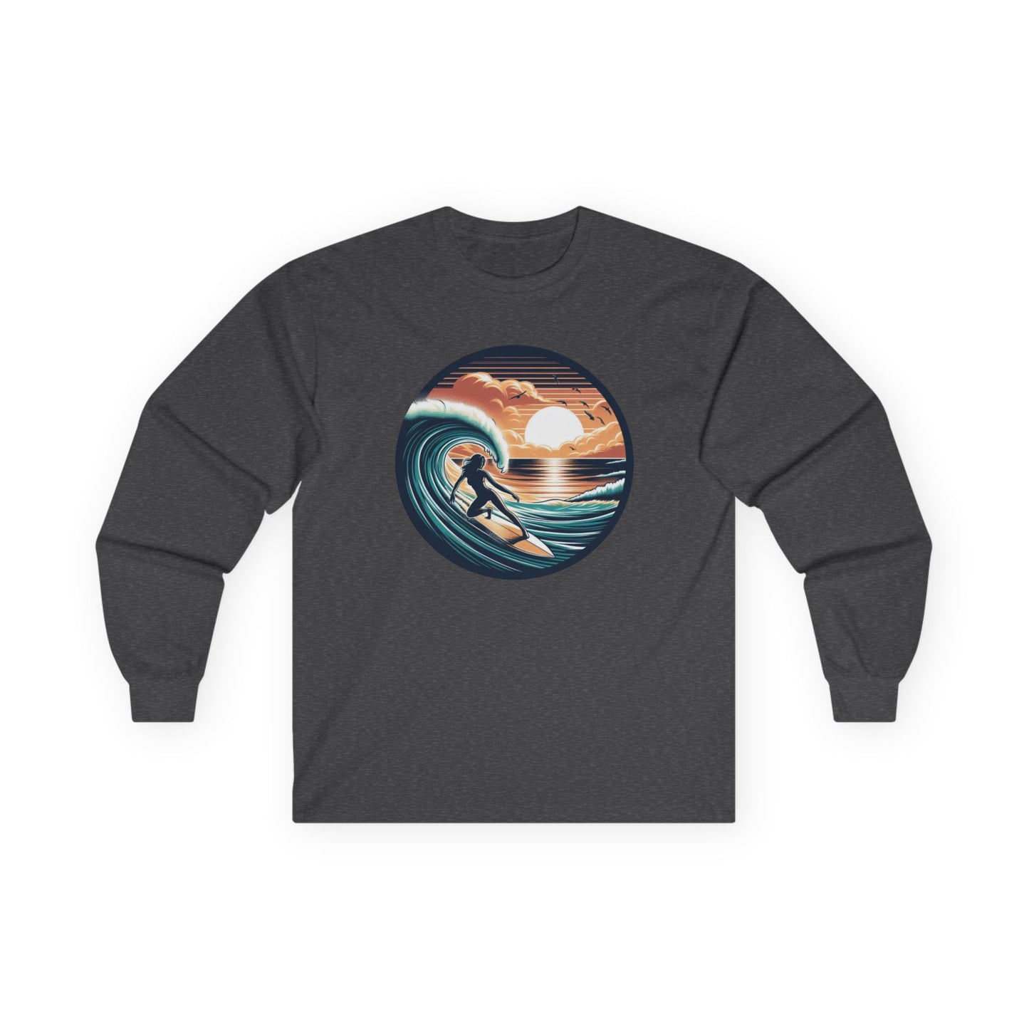 Surfer Girl Unisex Long Sleeve Shirt