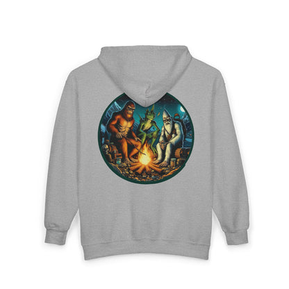 Cryptid Camping Trip Unisex Zip-Up Hoodie