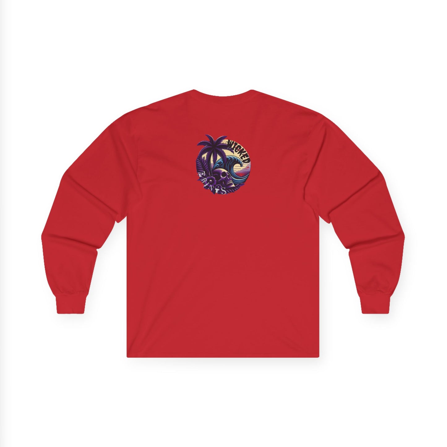 Retro Floral Woody Unisex Long Sleeve Shirt