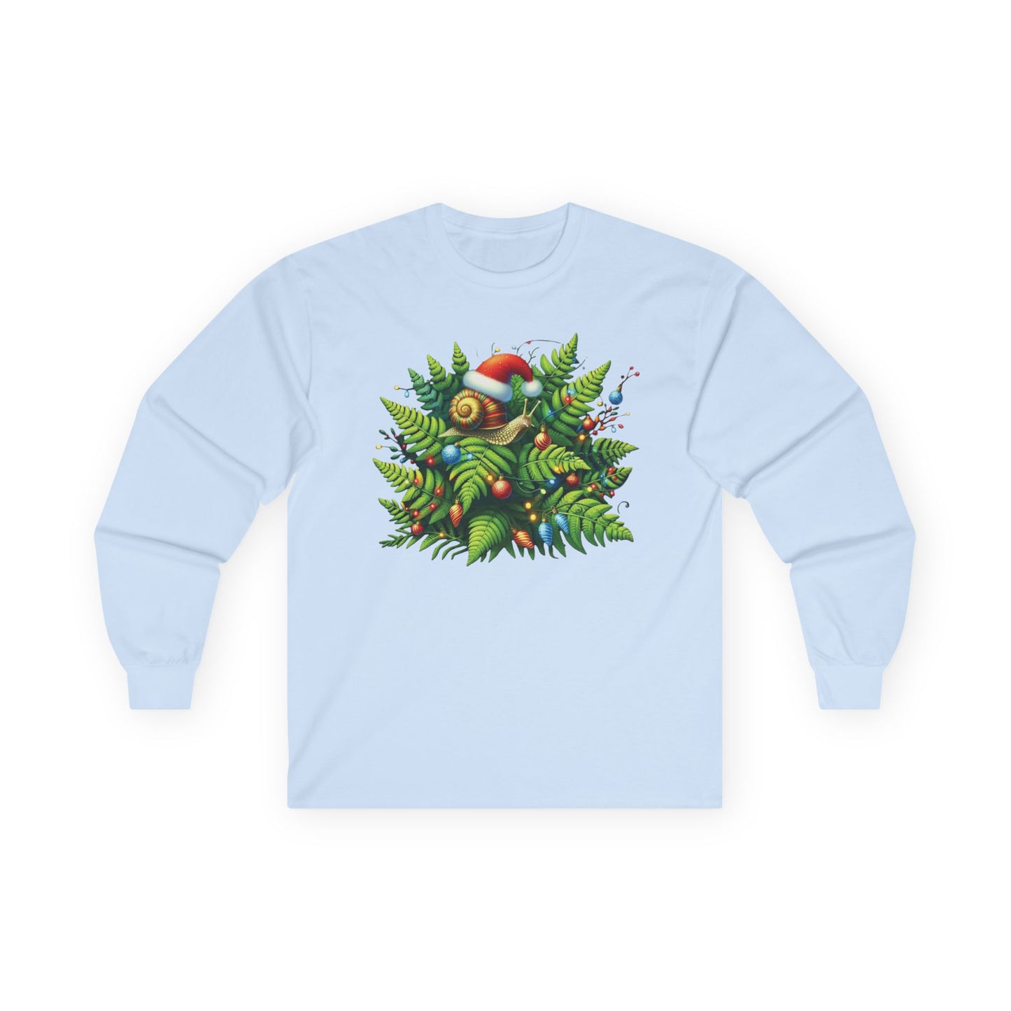 Holiday Snail Unisex Long Sleeve Shirt