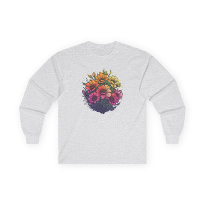 Summer Flowers Unisex Long Sleeve Shirt