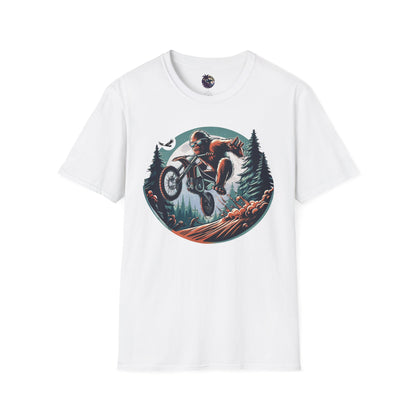 Sasquatch Dirt Bikin' Unisex T-Shirt