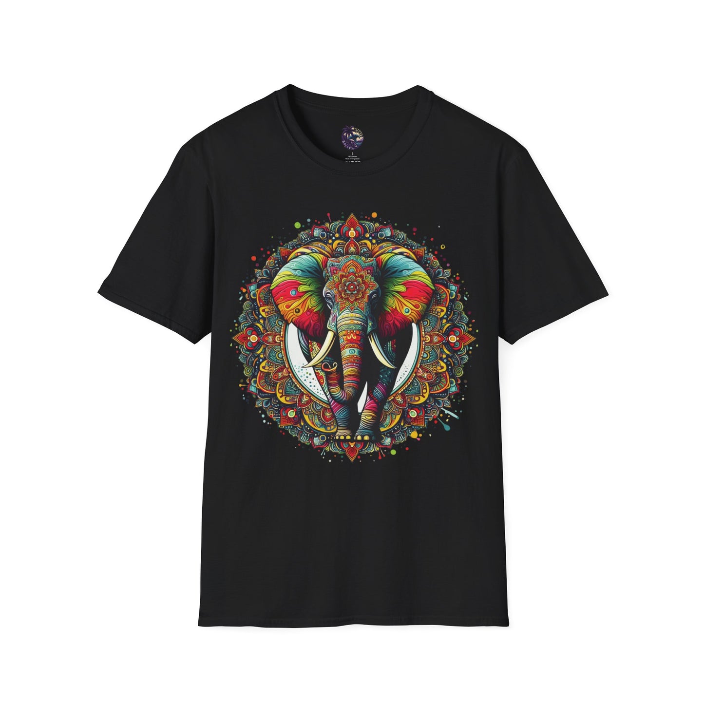 Elephant Mandala Unisex T-Shirt