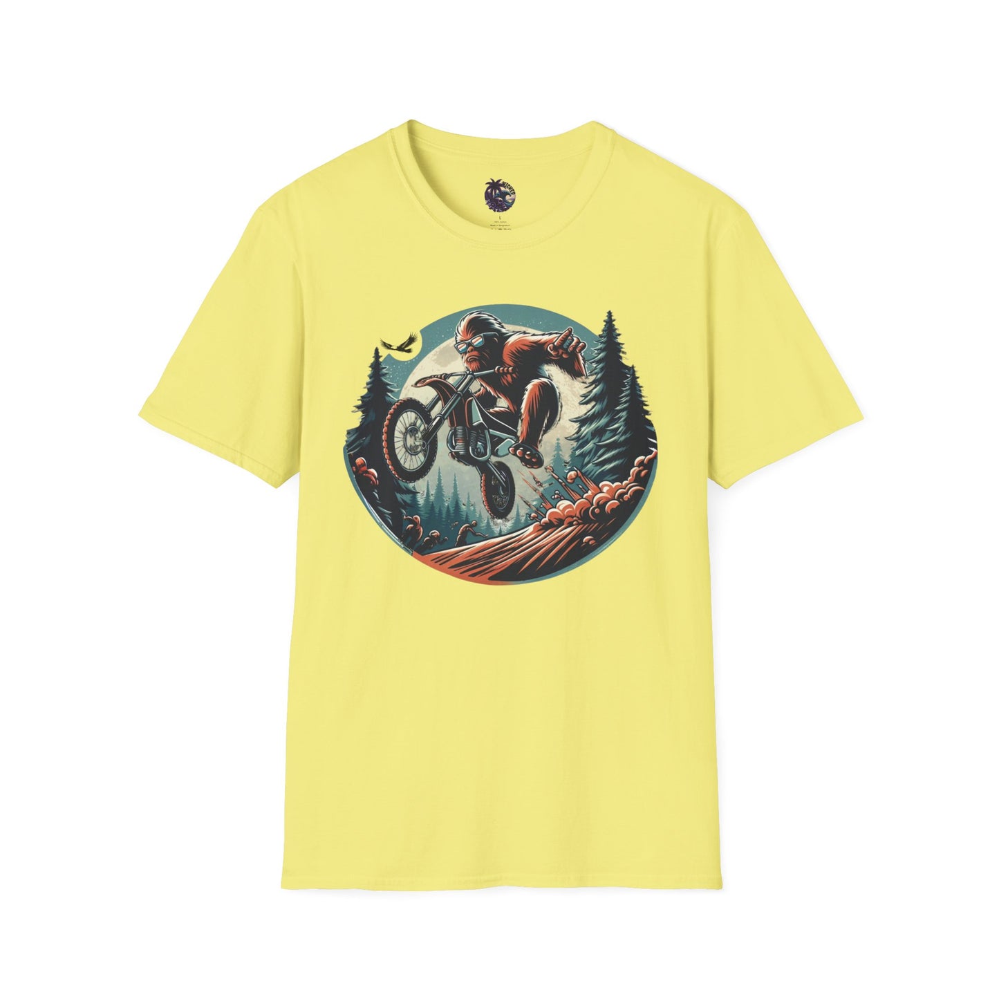Sasquatch Dirt Bikin' Unisex T-Shirt