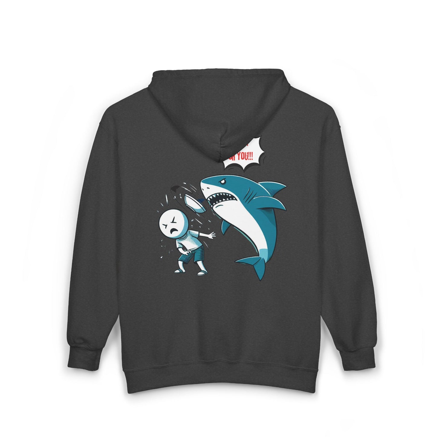 Shark 'NO SOUP FOR YOU' Unisex Zip-Up Hoodie