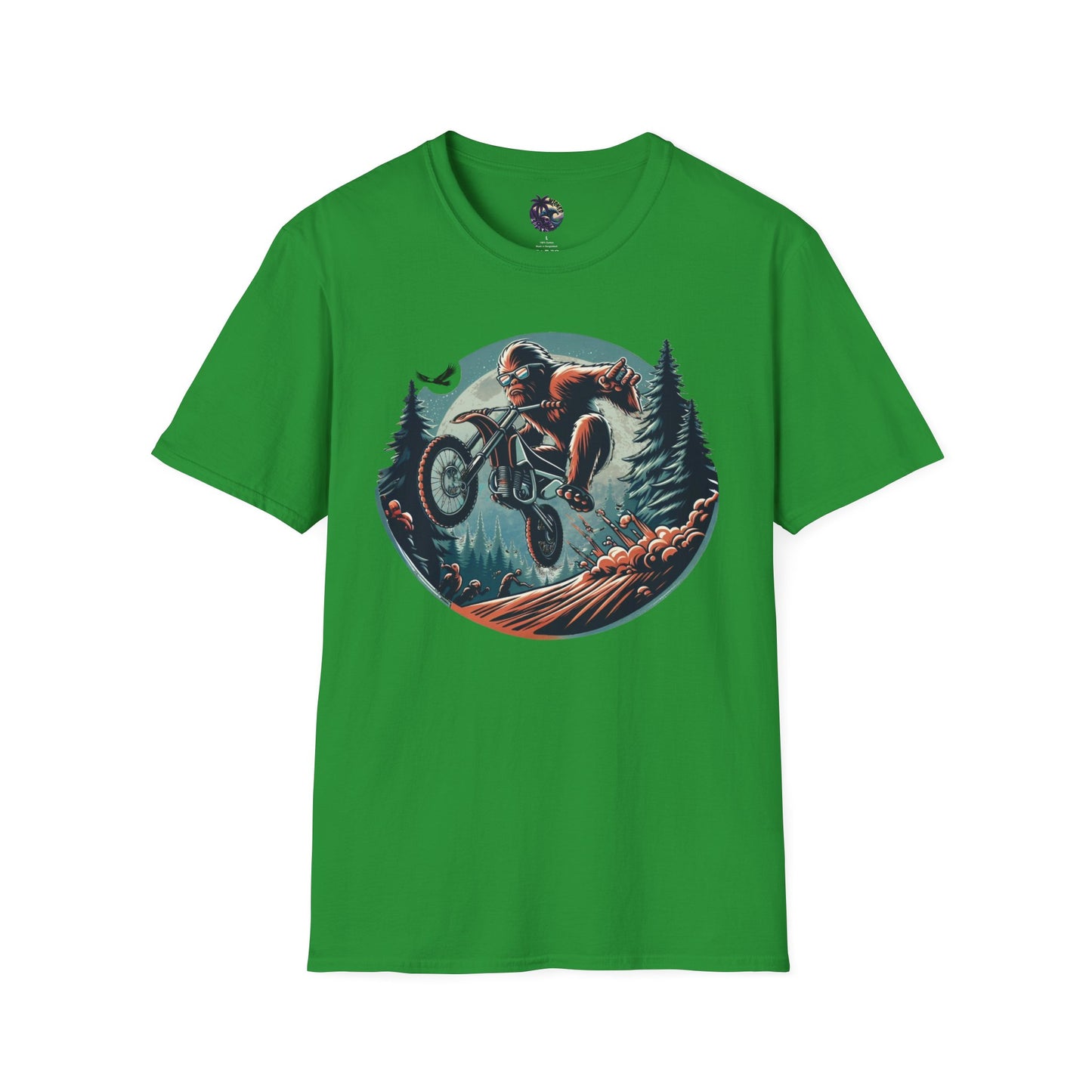 Sasquatch Dirt Bikin' Unisex T-Shirt