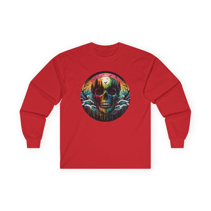 Rainbow Skull Softstyle Unisex Long Sleeve Shirt