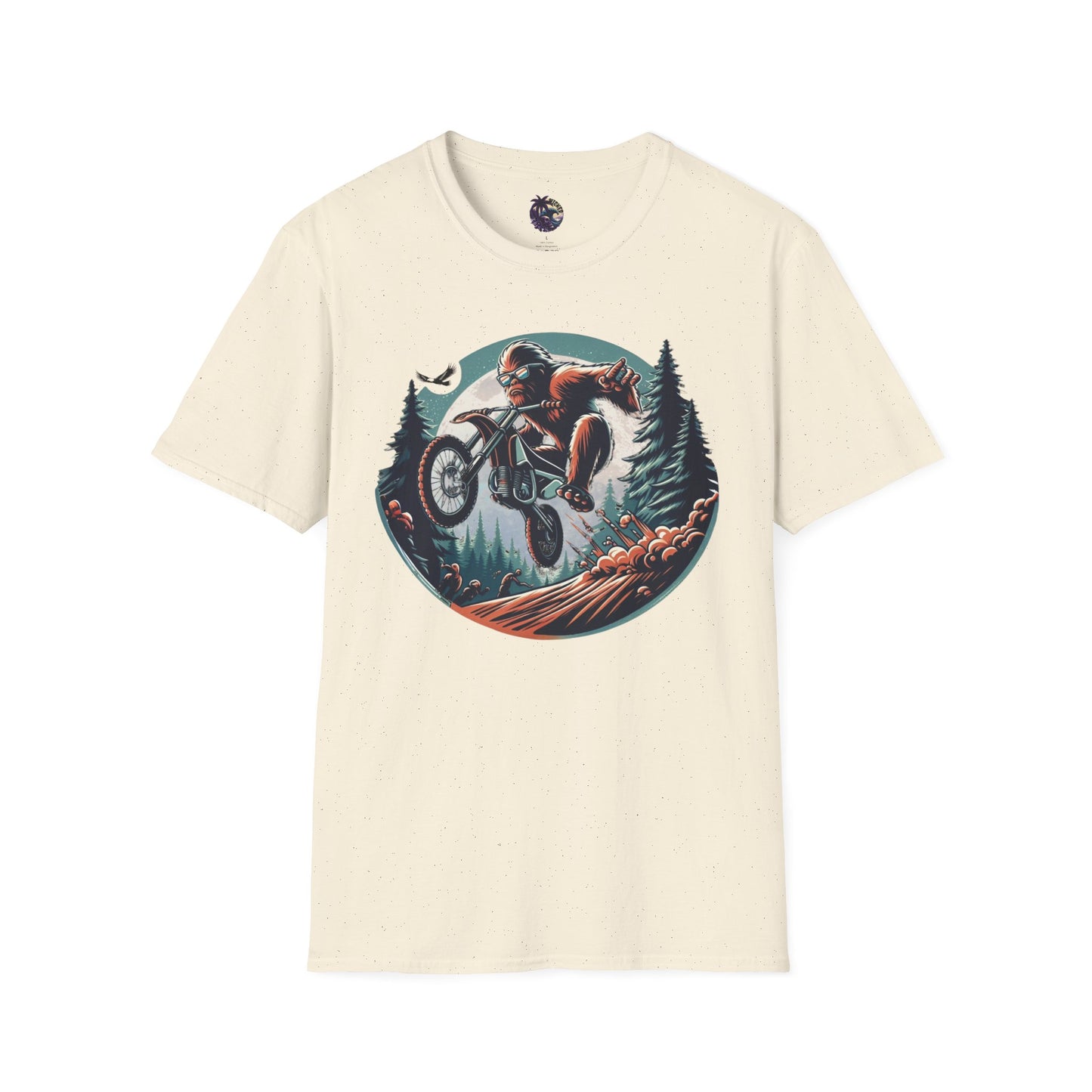 Sasquatch Dirt Bikin' Unisex T-Shirt