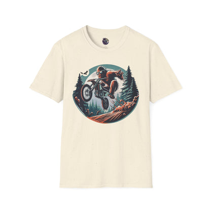 Sasquatch Dirt Bikin' Unisex T-Shirt