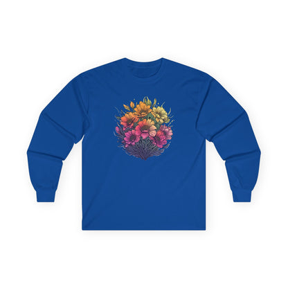 Summer Flowers Unisex Long Sleeve Shirt