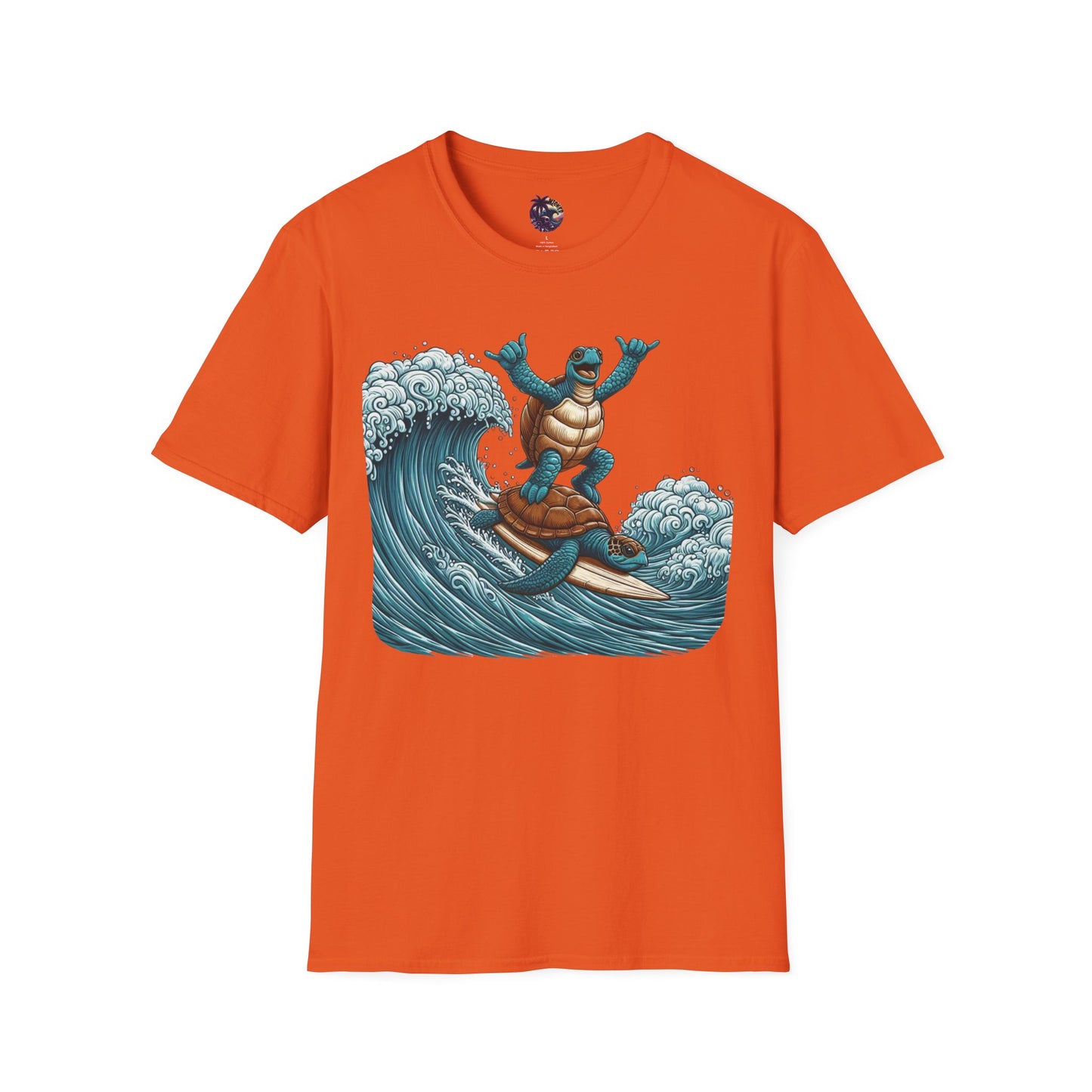 Surfing Sea Turtles Unisex T-Shirt