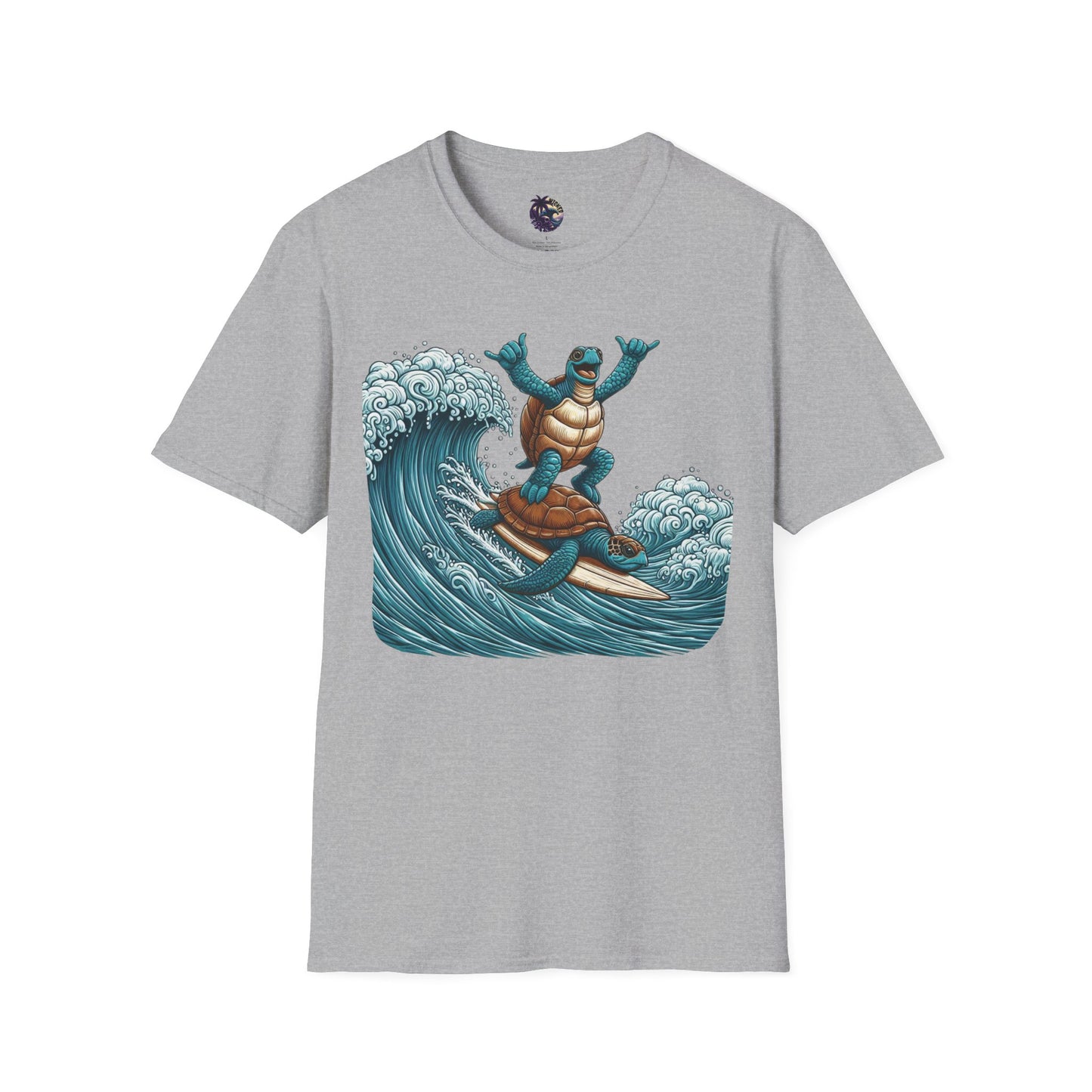 Surfing Sea Turtles Unisex T-Shirt