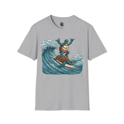 Surfing Sea Turtles Unisex T-Shirt