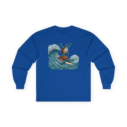 Surfing Sea Turtles Unisex Long Sleeve Shirt