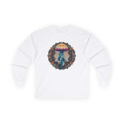 Jellyfish Mandala Unisex Long Sleeve Shirt