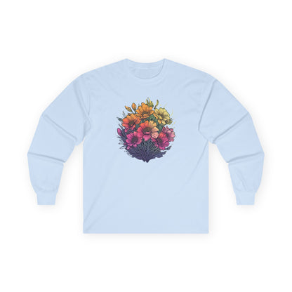 Summer Flowers Unisex Long Sleeve Shirt