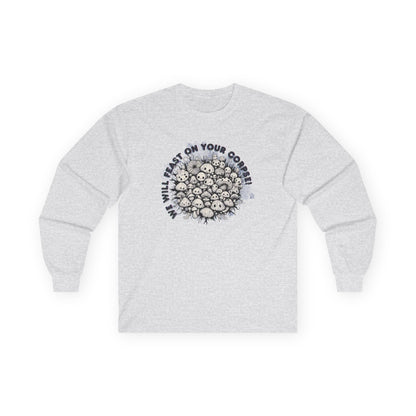Creepy Mushroom Unisex Long Sleeve Shirt