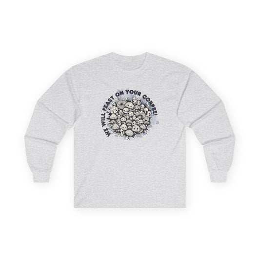 Creepy Mushroom Unisex Long Sleeve Shirt