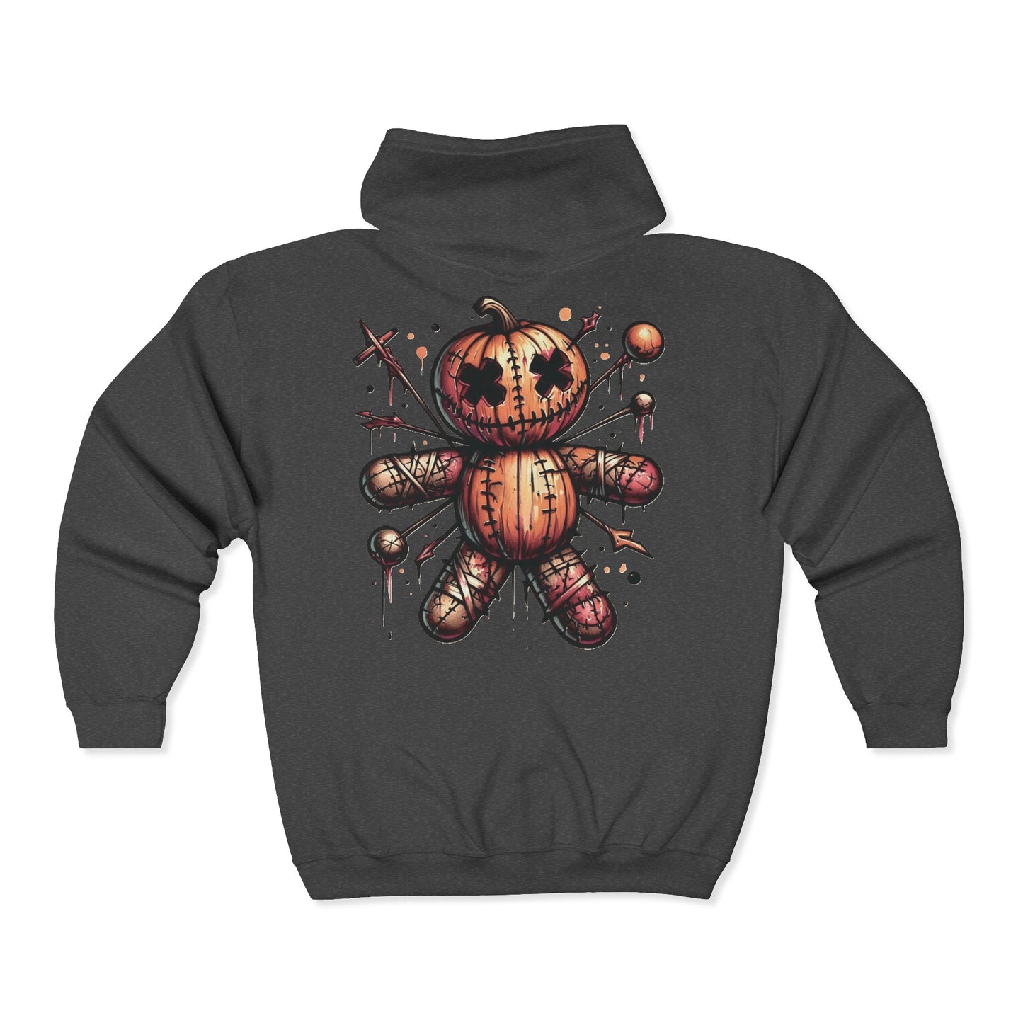 Vooumpkin Unisex Zip-Up Hoodie