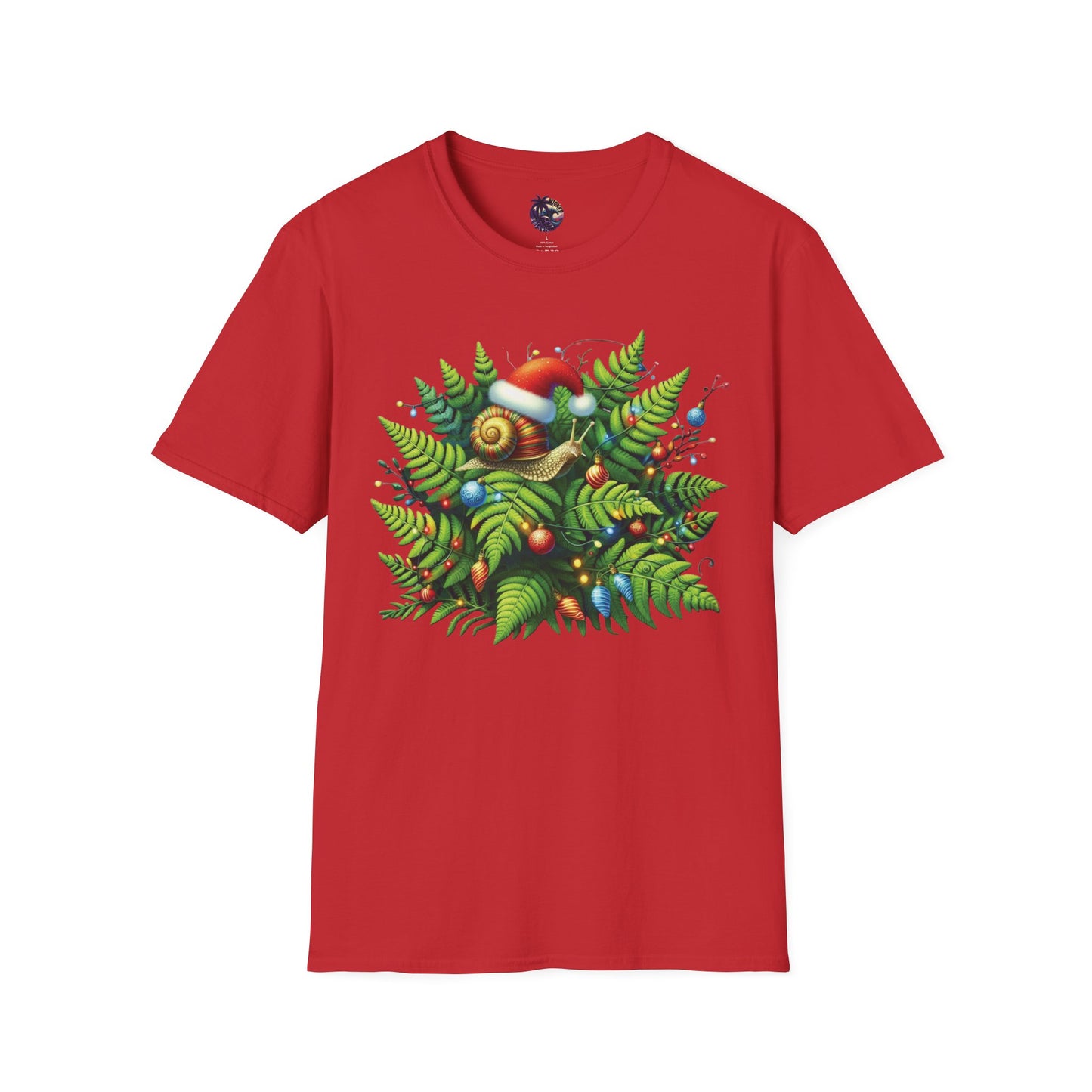 Holiday Snail Unisex T-Shirt