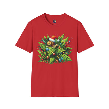 Holiday Snail Unisex T-Shirt