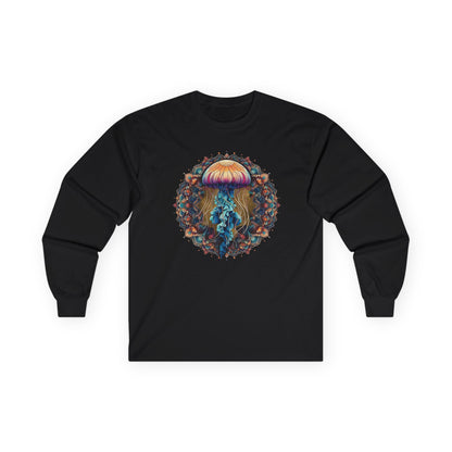 Jellyfish Mandala Unisex Long Sleeve Shirt