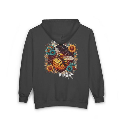 Queen Bee Unisex Zip-Up Hoodie