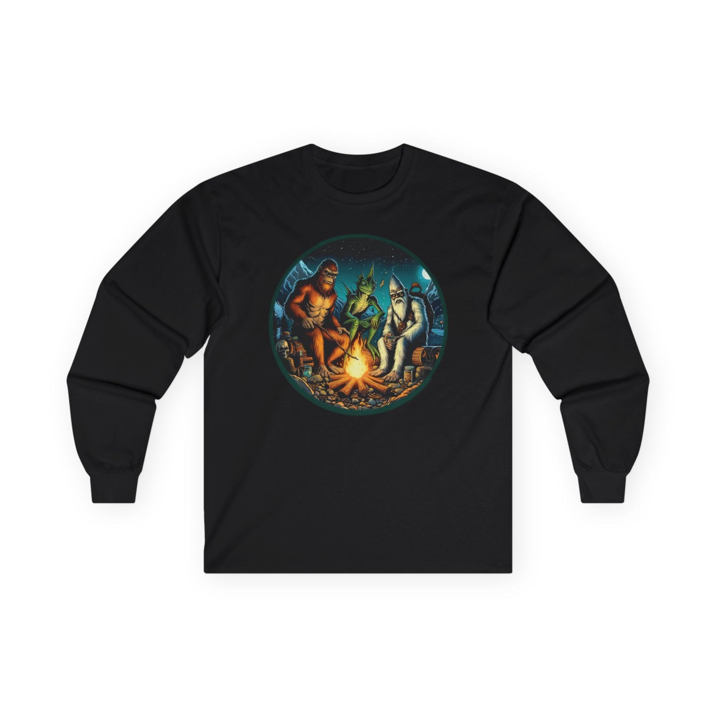 Cryptid Camping Trip Unisex Long Sleeve shirt