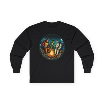 Cryptid Camping Trip Unisex Long Sleeve shirt