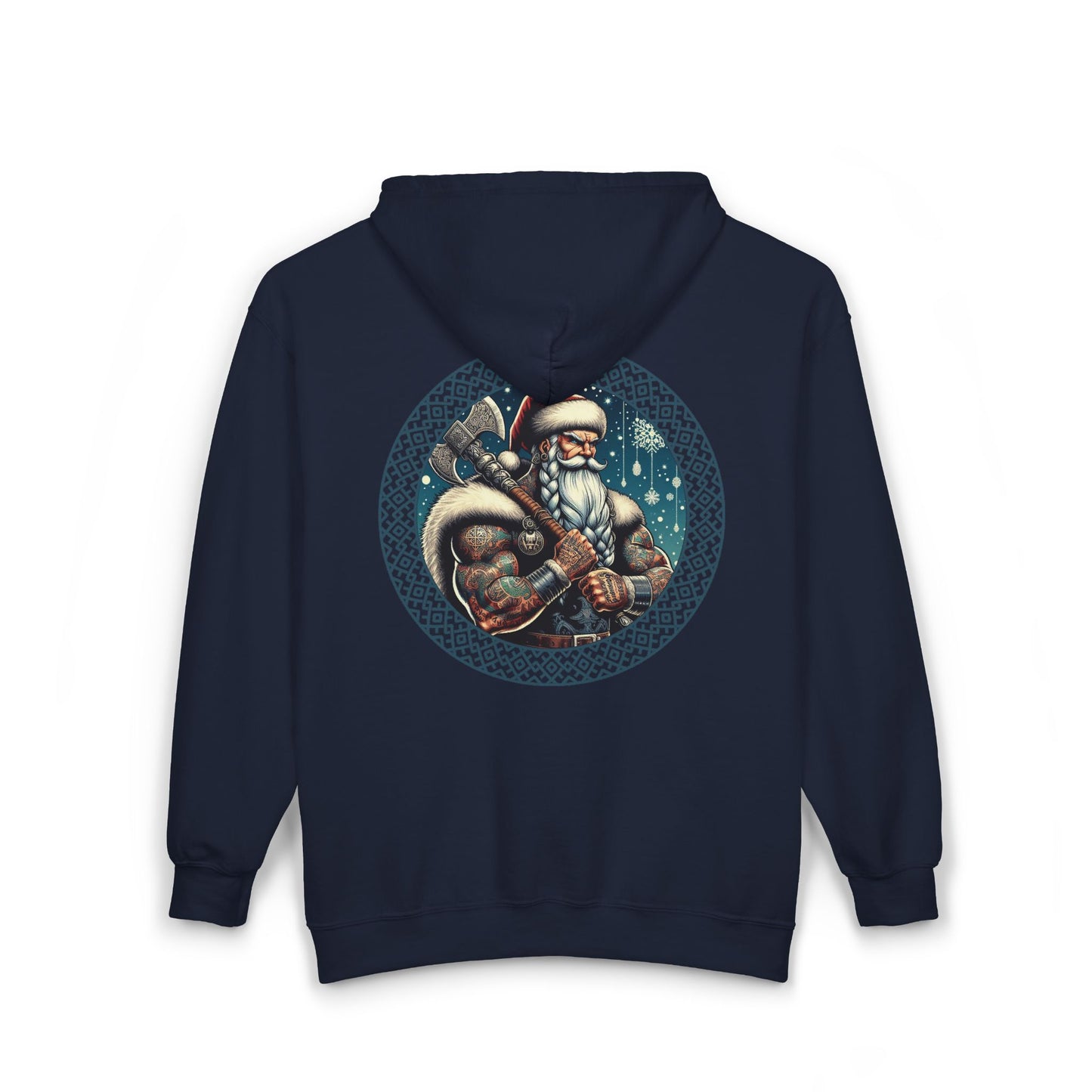 Viking Santa Unisex Zip-Up Hoodie