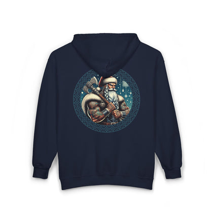 Viking Santa Unisex Zip-Up Hoodie