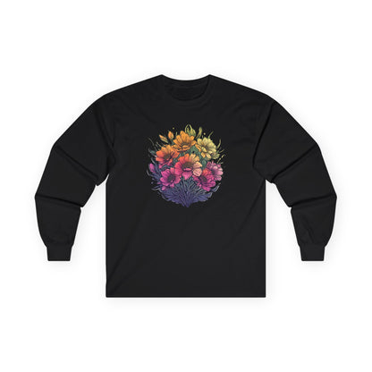 Summer Flowers Unisex Long Sleeve Shirt