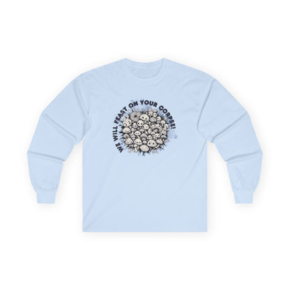Creepy Mushroom Unisex Long Sleeve Shirt