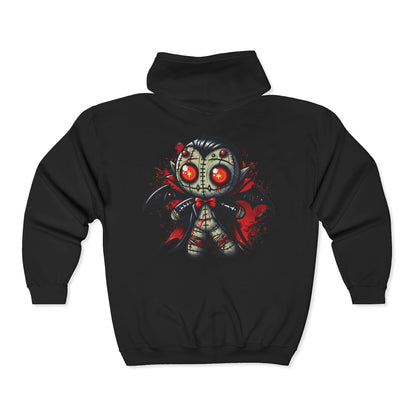 Vooacula Unisex Zip-Up Hoodie