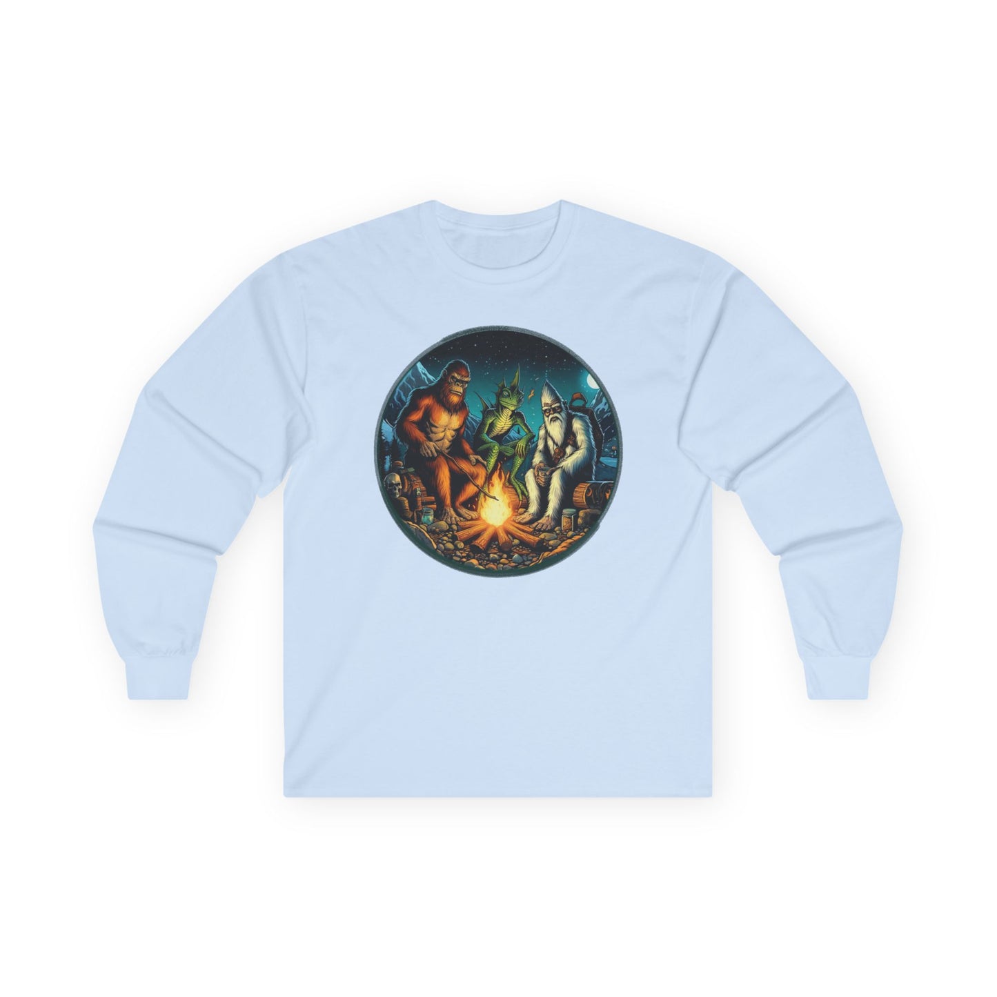 Cryptid Camping Trip Unisex Long Sleeve shirt