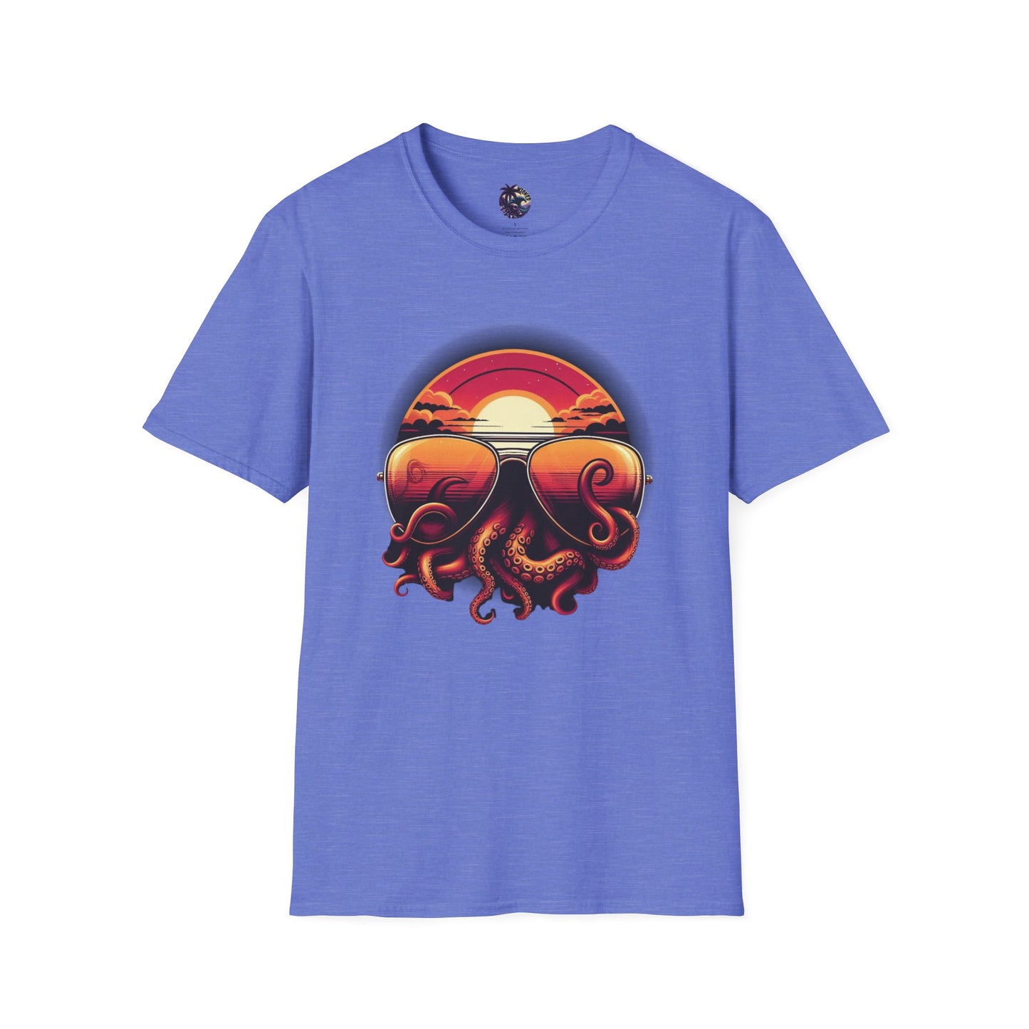 Aviator Sunglasses Sunset Tentacles Unisex T-Shirt