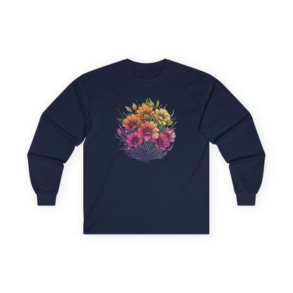 Summer Flowers Unisex Long Sleeve Shirt