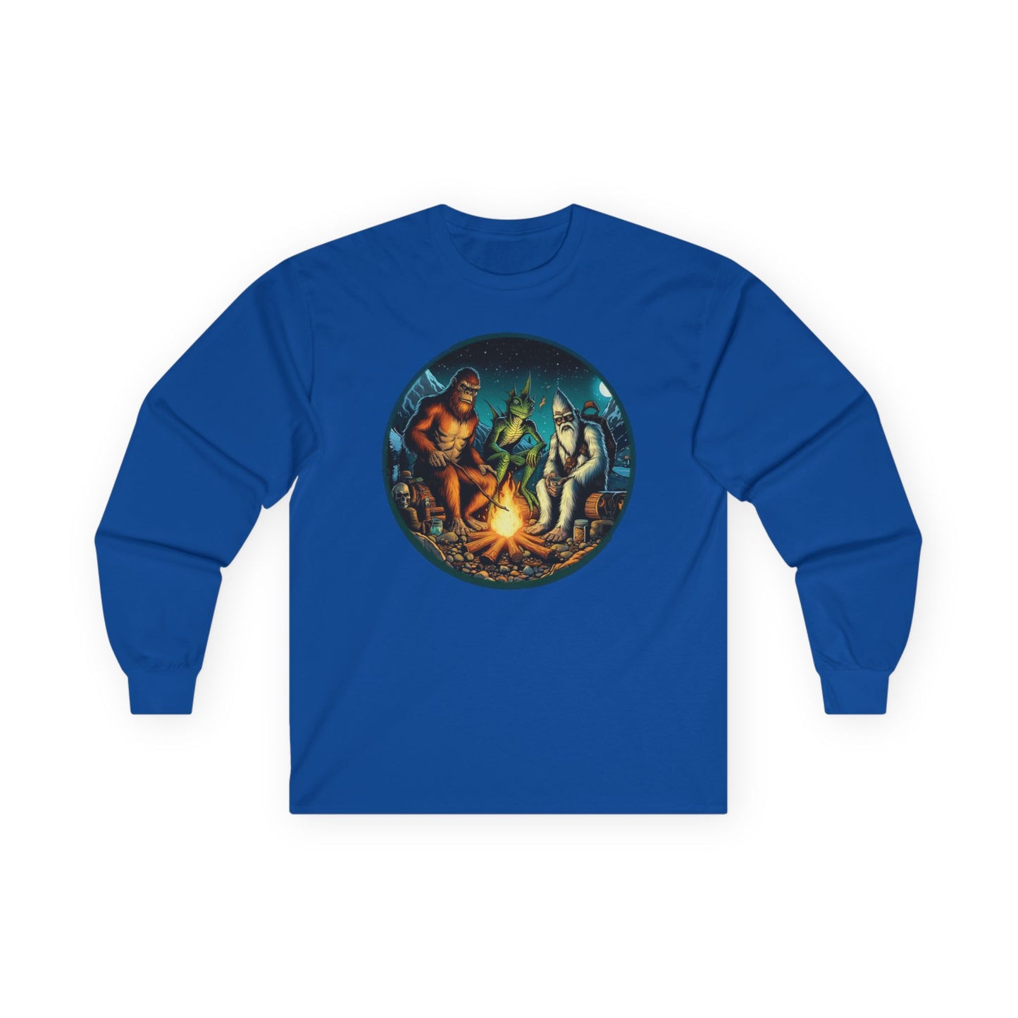 Cryptid Camping Trip Unisex Long Sleeve shirt