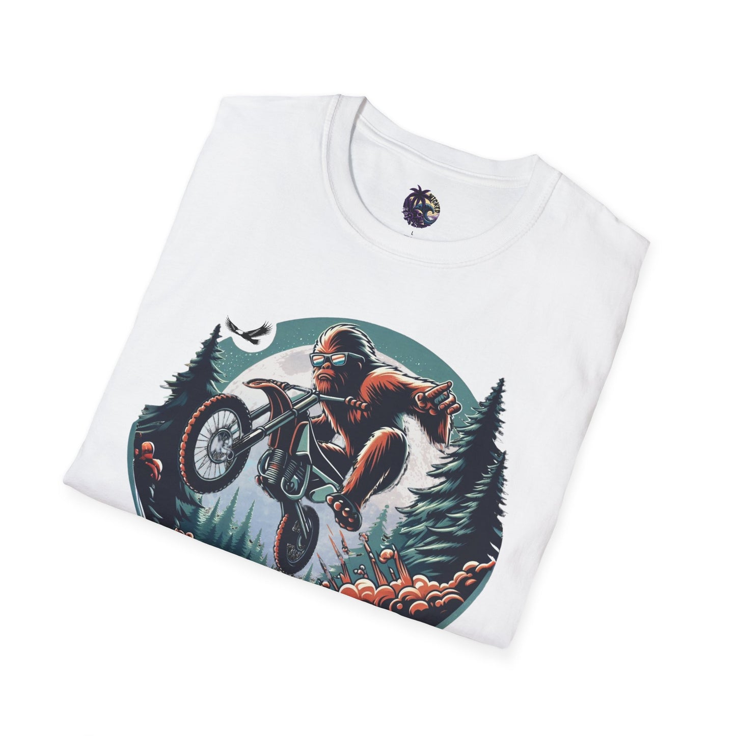 Sasquatch Dirt Bikin' Unisex T-Shirt