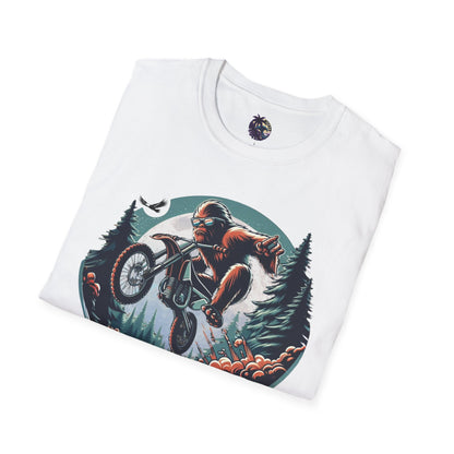 Sasquatch Dirt Bikin' Unisex T-Shirt