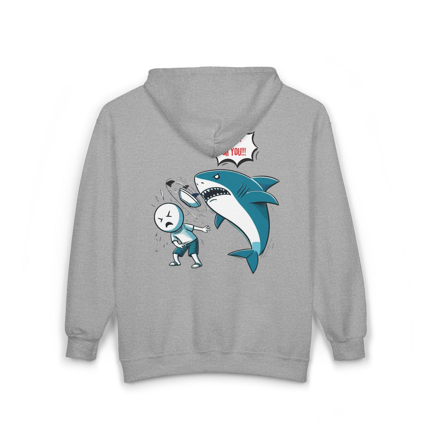 Shark 'NO SOUP FOR YOU' Unisex Zip-Up Hoodie