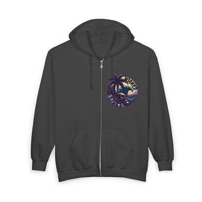 Pumpkin Spice vs Funny Bone Unisex Zip-Up Hoodie